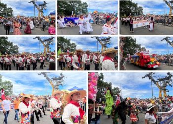 Esplendor y alegría en el último desfile del Festival del Bambuco en su edición 62, se vivió en la Avenida Circunvalar de Neiva.