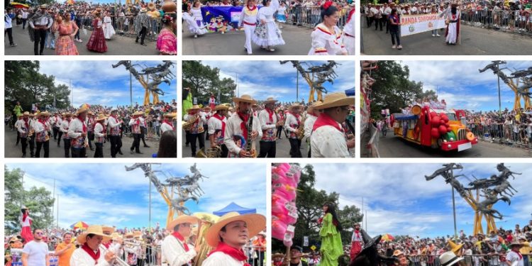 Esplendor y alegría en el último desfile del Festival del Bambuco en su edición 62, se vivió en la Avenida Circunvalar de Neiva.