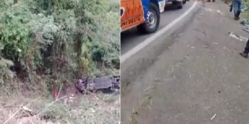 Un grave siniestro en la vía entre los municipios de El Playón, Santander y La Esperanza, Norte de Santander