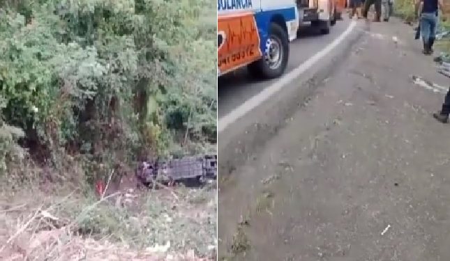 Un grave siniestro en la vía entre los municipios de El Playón, Santander y La Esperanza, Norte de Santander