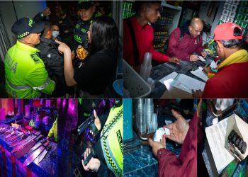 Establecimientos con menores de edad, armas y drogas descubiertos en impactante operativo en el Sur de Bogotá