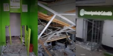 Según el reporte preliminar explosivo en el banco Agrario en Jambalo  , el hecho no dejó personas heridas, pero sí hubo daños materiales en la sede.
