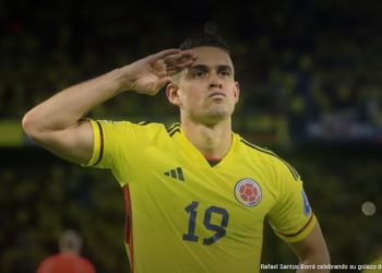 El delantero barranquillero habló de su golazo de cabeza al estilo Falcao García.